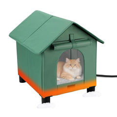 BWOGUE casa-gato-caliente-exterior: refugio cálido para gatos al aire libre.