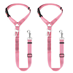 BWOGUE Cinturón para perro en coche con amortiguador elástico para mayor seguridad.