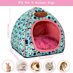 BWOGUE cueva-hamster-cama-grande: refugio seguro para hamster en interior