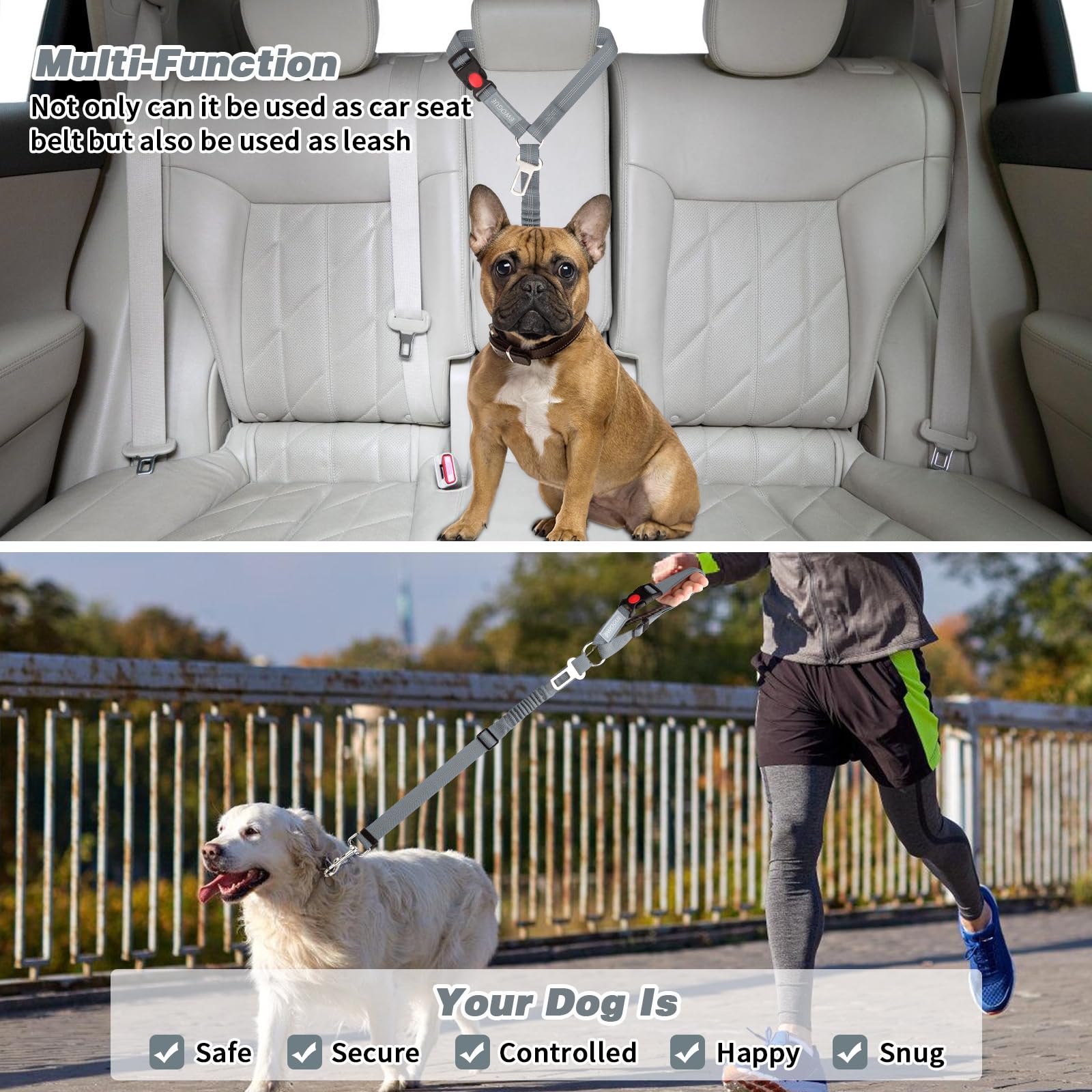 BWOGUE nylon rip-stop durable para uso diario y viajes con mascotas.
