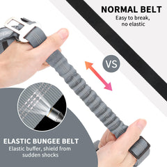 BWOGUE hebilla de metal resistente para cinturón de perro con montaje rápido.