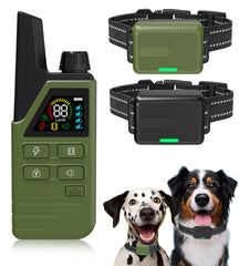 Bwrethay collar eléctrico para perros con diseño ergonómico para entrenamiento de dos mascotas