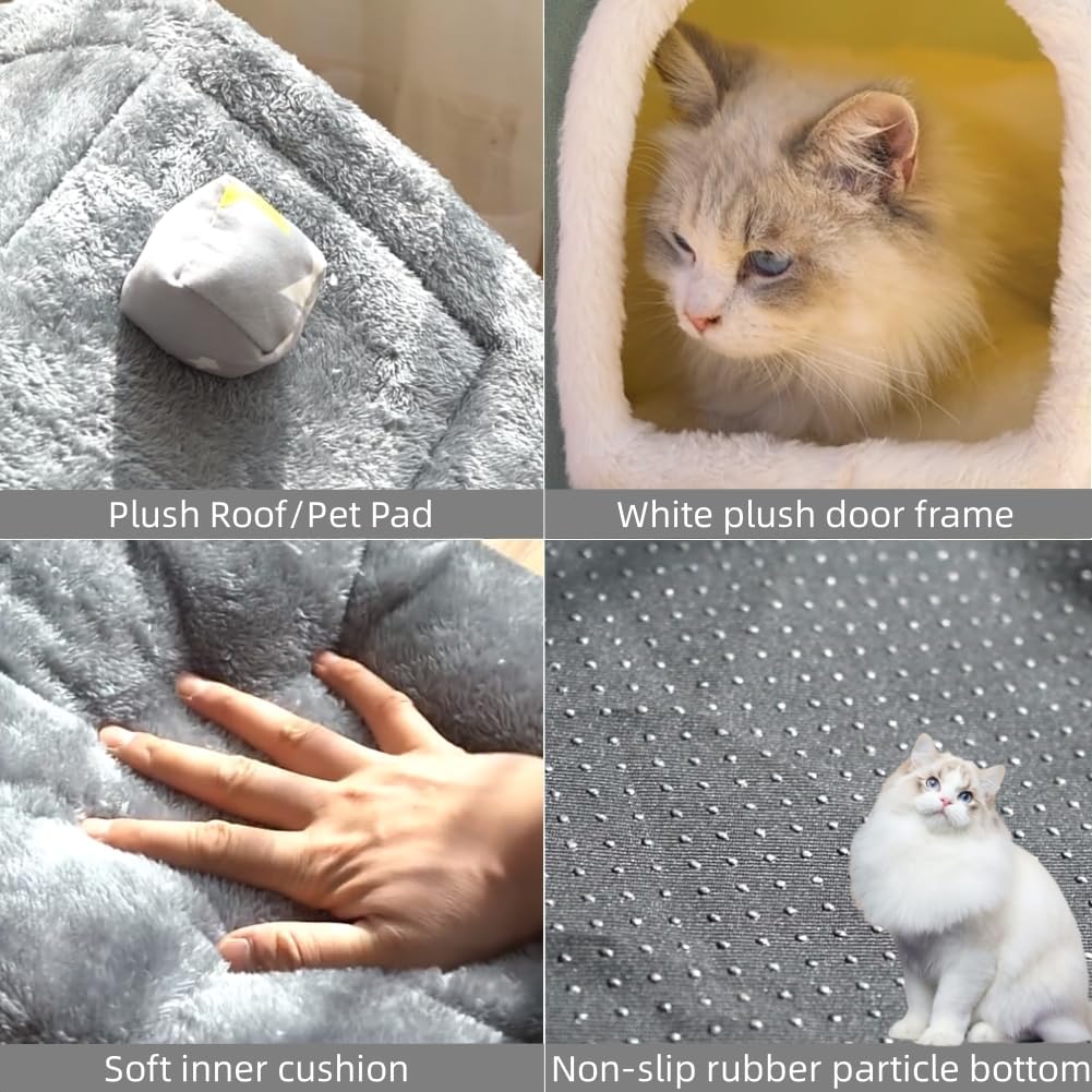 BXEBUI Nido de invierno para mascotas, cálido y cómodo.