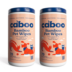 Caboo Tree Free Wipes para perros y gatos, desodorizantes, ideal entre baños.