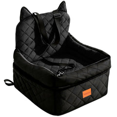 CABZOON asiento elevado para perros ofrece vista clara y viaje cómodo.