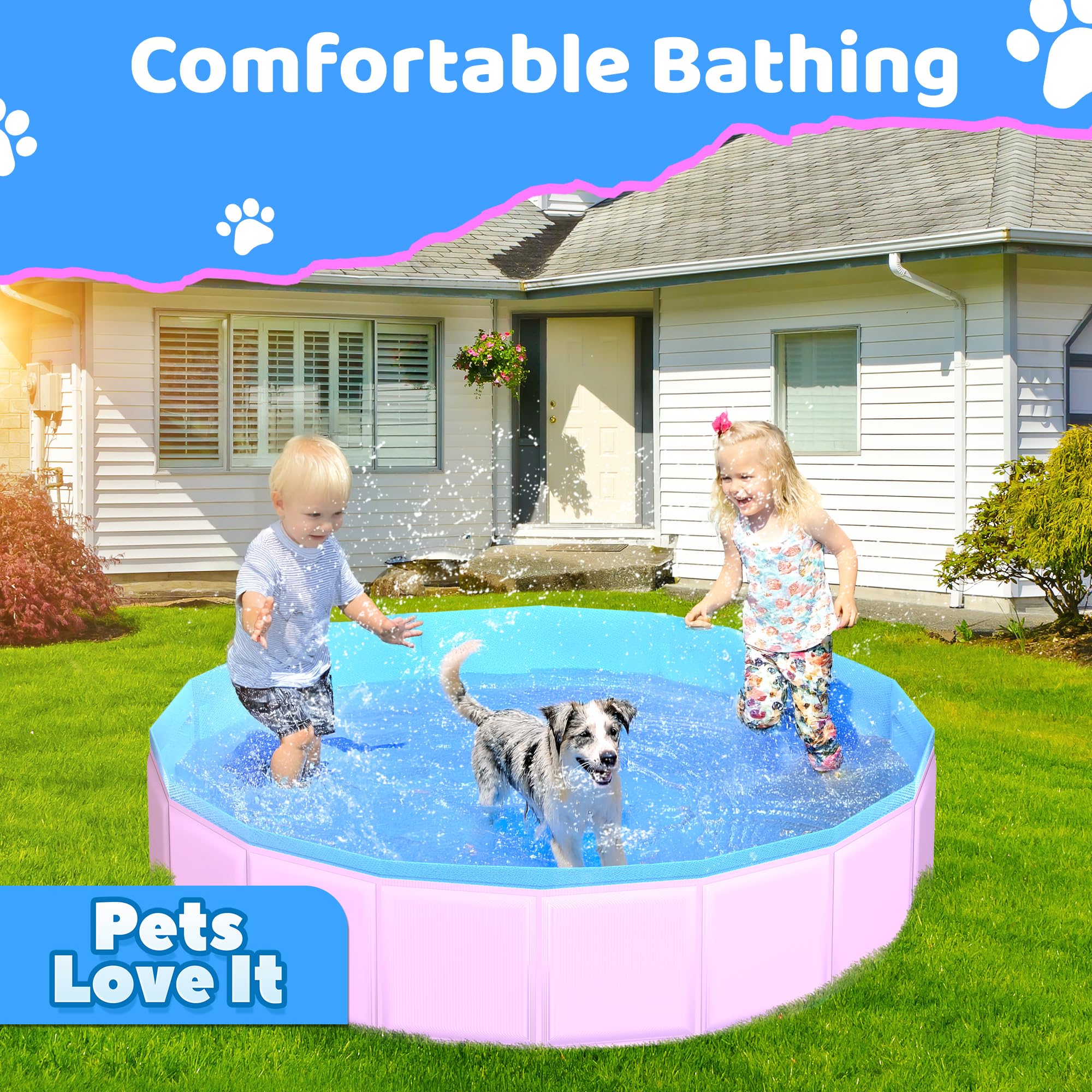 Uso exterior: piscina para jardín, perfecta para juegos al aire libre