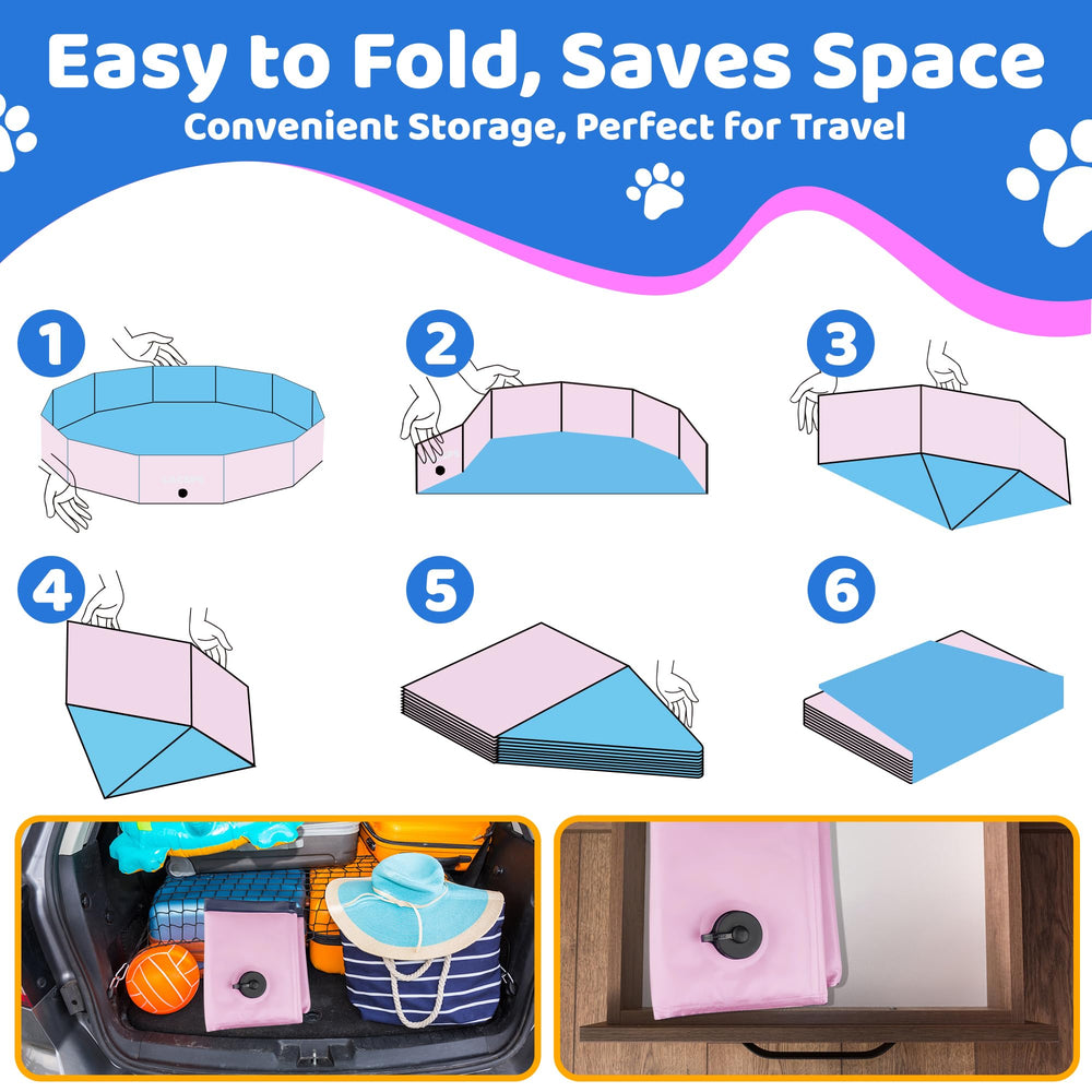CACSPS piscina con tallas variadas para perros de diferentes tamaños