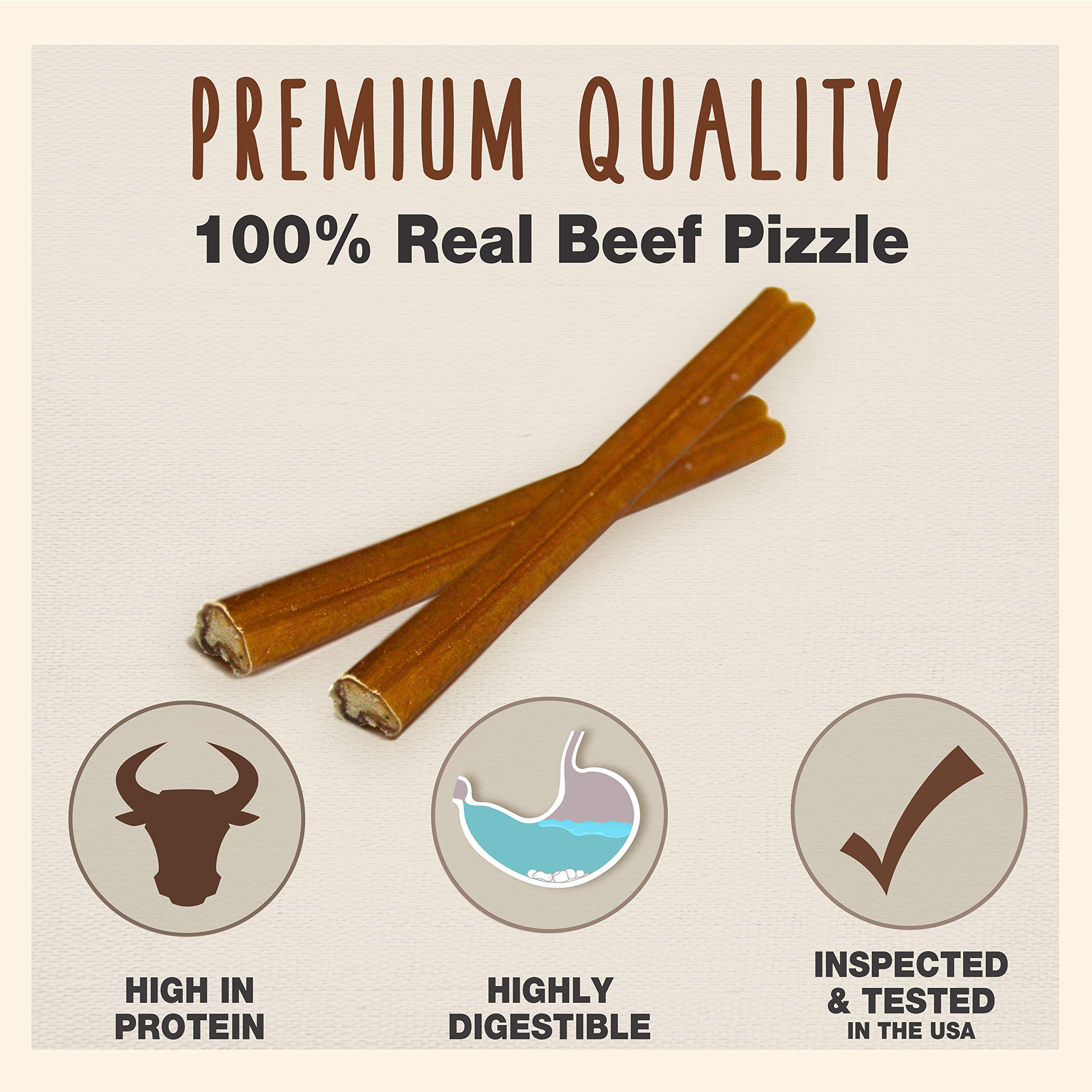 Cadet Bully Sticks, larga duración para mantener a tu perro entretenido.