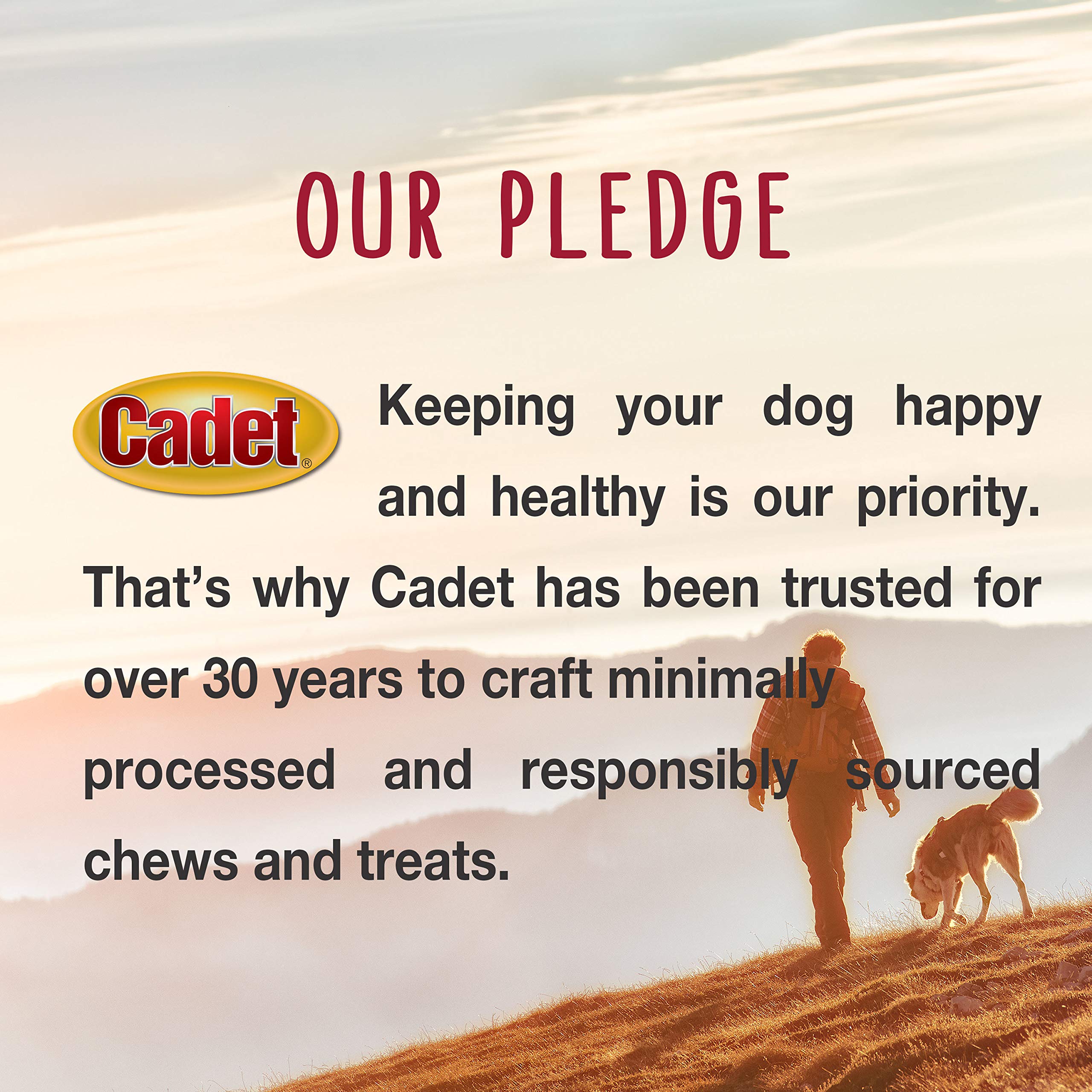 Cadet Bully Sticks, origen responsable y sostenible de la carne.
