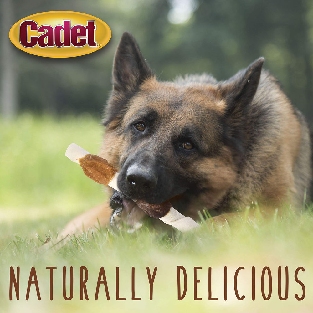 Cadet Gourmet mezcla de sabores naturales, experiencia sabrosa para perros exigentes.