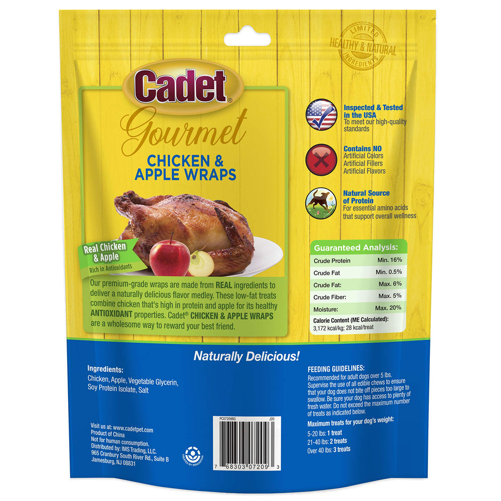 Cadet Gourmet Pollo y Manzana: 14 onzas de premios listos para salir