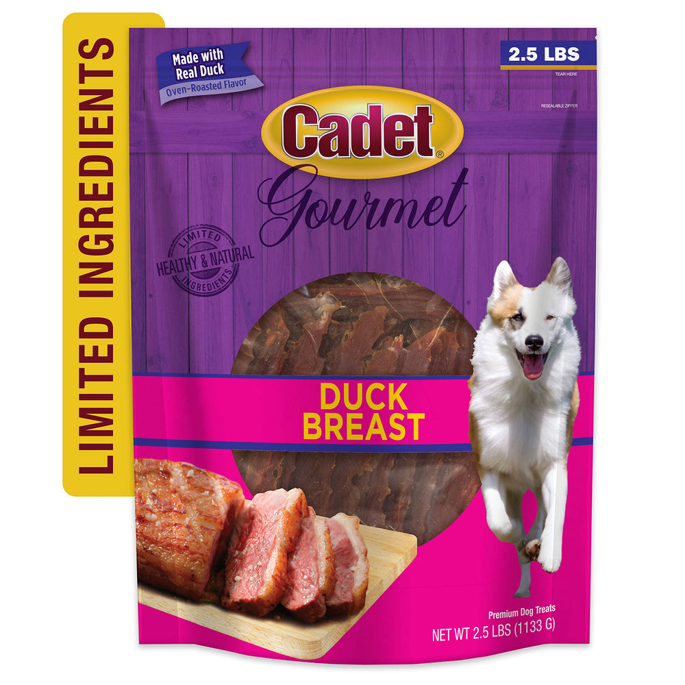 Cadet Gourmet trozos de pato naturales, para entrenamiento y juego diario