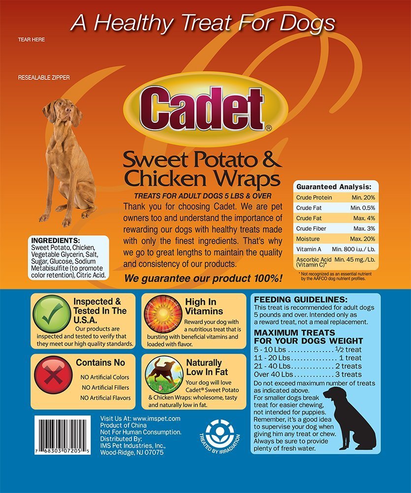 Cadet Gourmet Wraps: textura masticable ideal para recompensas de entrenamiento.