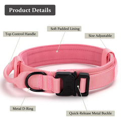 CADONO Collar con asa de control para guiar durante entrenamiento.