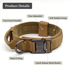 CADONO collar táctico mango de control: manejo fiable durante entrenamiento.