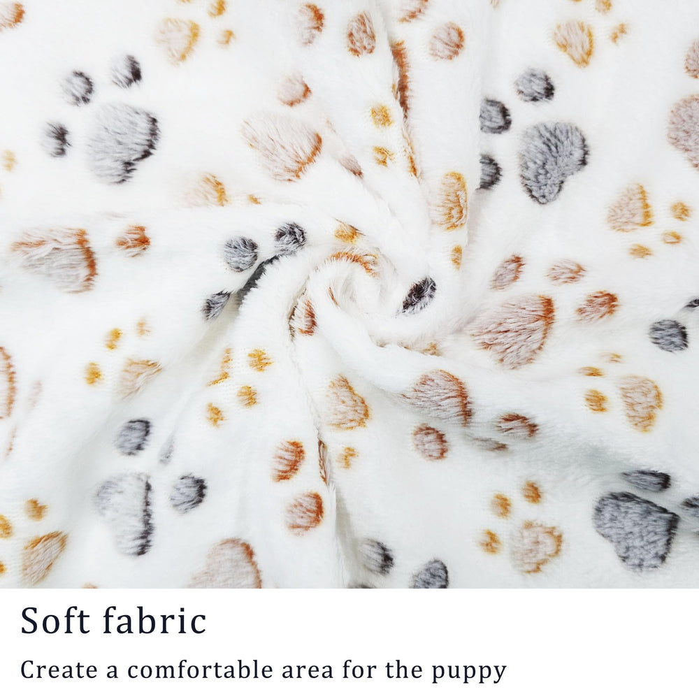 CADONO Manta con diseño de patitas, apta para perros y gatos