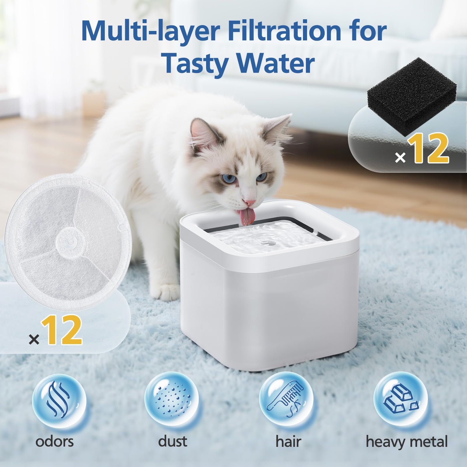 Caehomly resina de intercambio iónico, reduce metales y mantiene agua apta