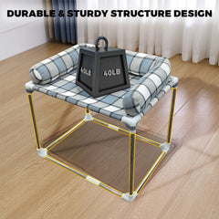 Caghash Estructura de acero inoxidable para durabilidad y un aspecto moderno.