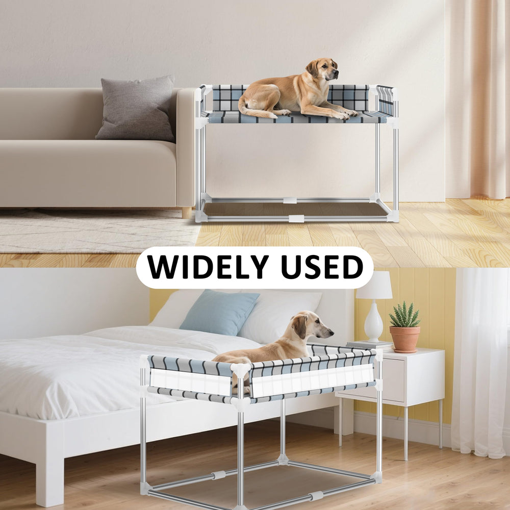 Caghash mueble-dormir-mascotas-elevado: diseño práctico para convivencia diaria.
