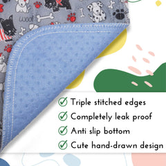 Caldwell's tapete impermeable para perros, protege suelo durante uso diario