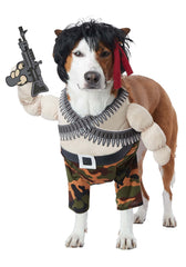 California Costumes Héroe de Acción para mascotas, cinturón de balas, perfecto para escenas de acción