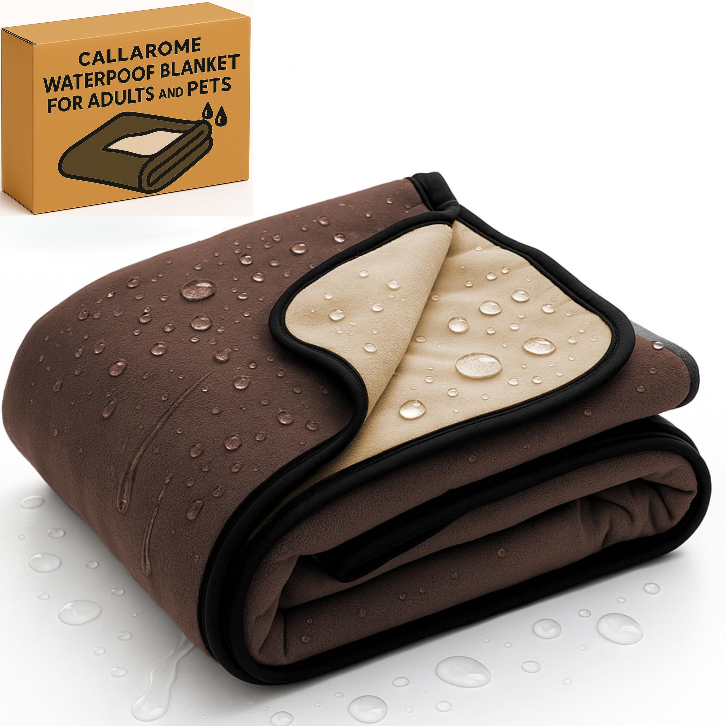 Callarome manta impermeable para dormitorio protege la cama de derrames