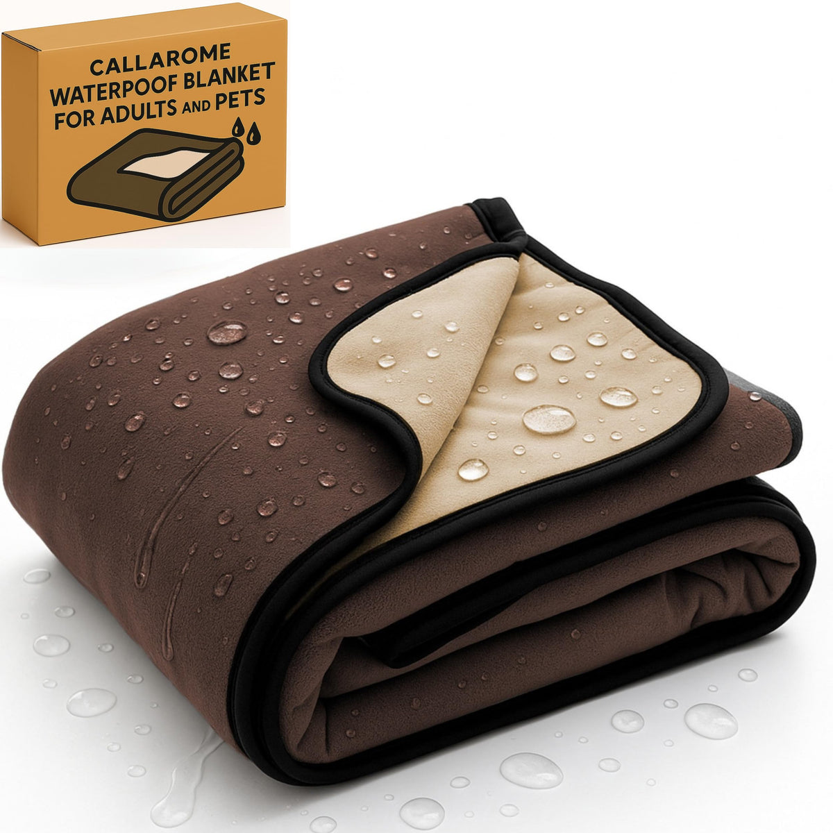 Callarome manta impermeable para dormitorio protege la cama de derrames