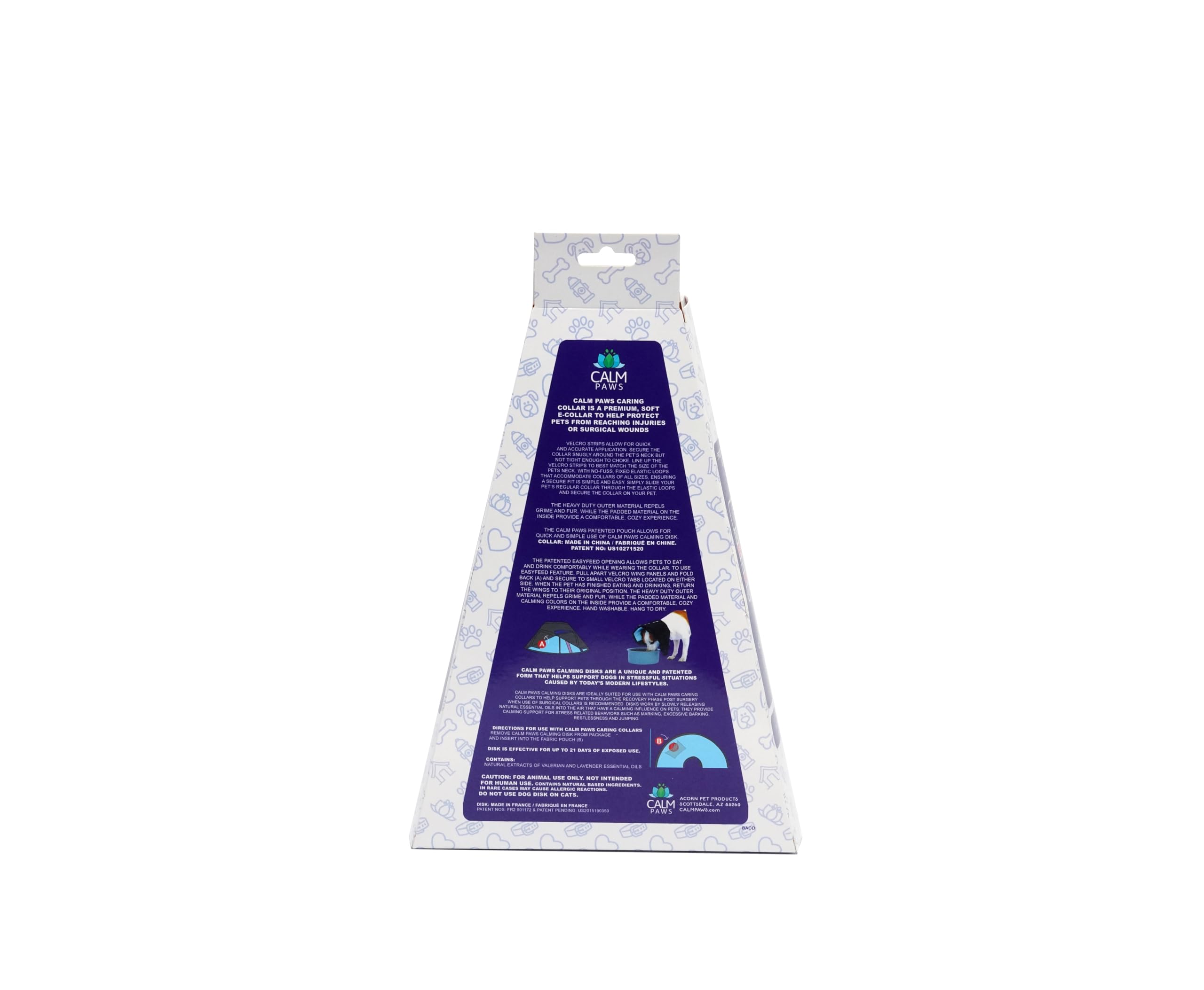 Correas internas elásticas Calm Paws: ajuste seguro sobre el collar existente.