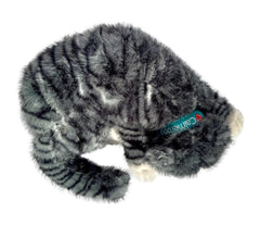 Calmeroos peluche-latido-real gris rayas: ayuda a dormir mejor.