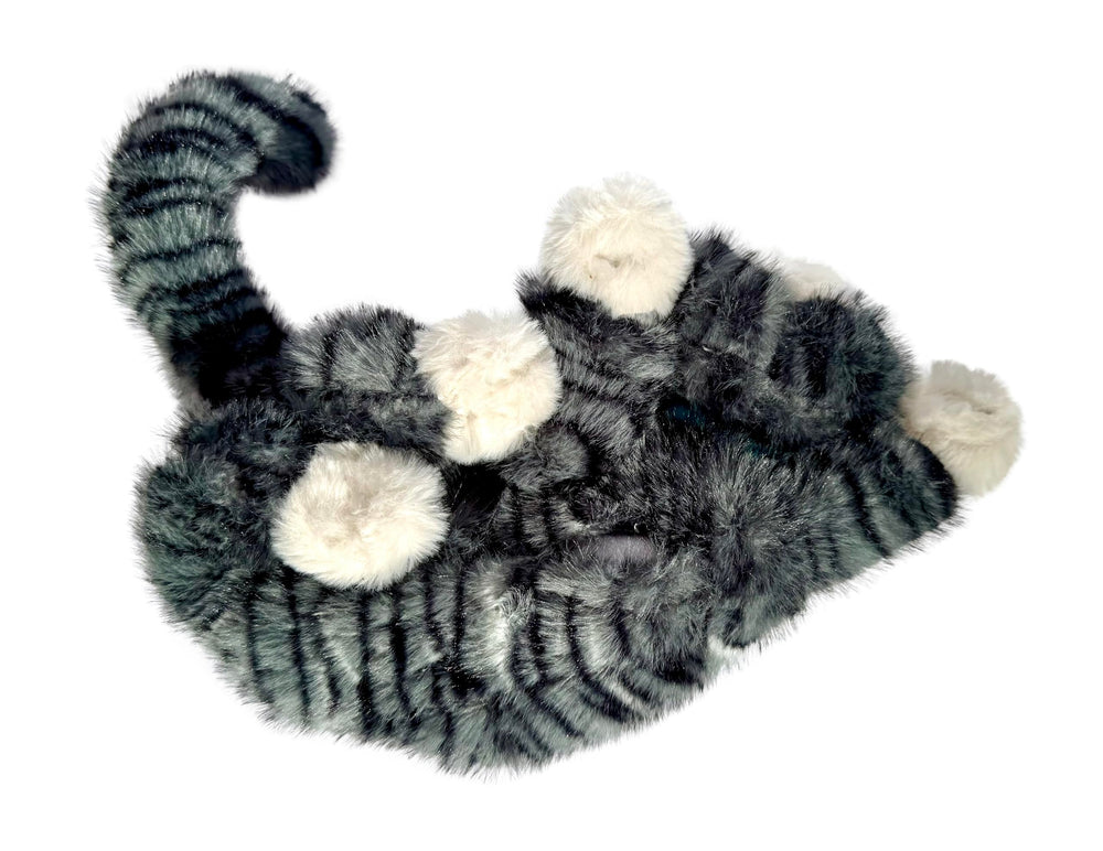 Calmeroos peluche-regalo-ideal mascotas gris rayas: regalo perfecto para dueños.