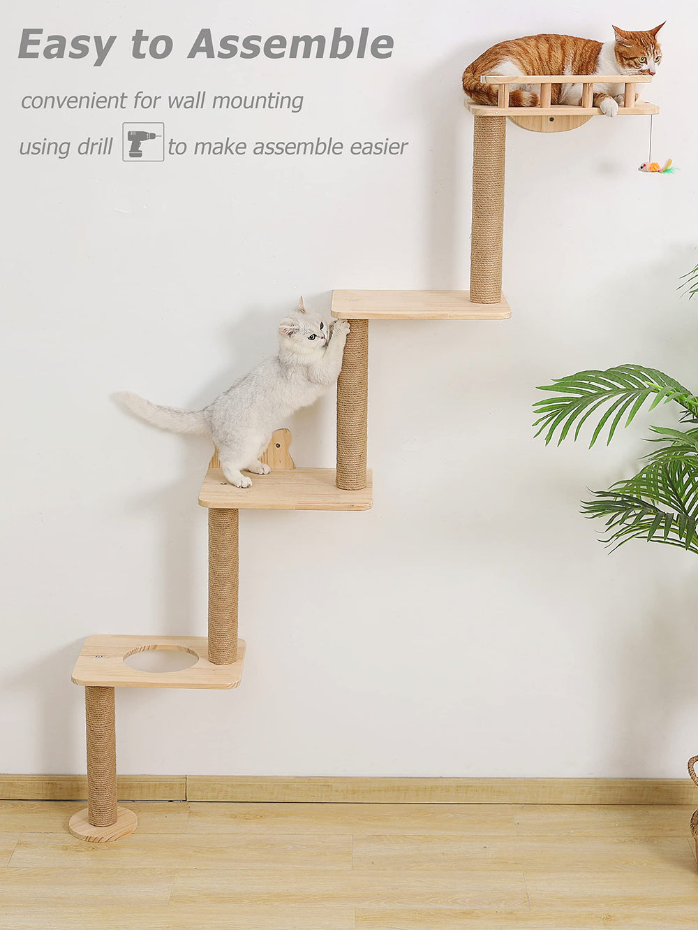 Caloreduce poste de sisal para rascar, protege tus muebles.