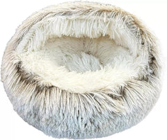 Cama para gato con base antideslizante para suelos lisos.