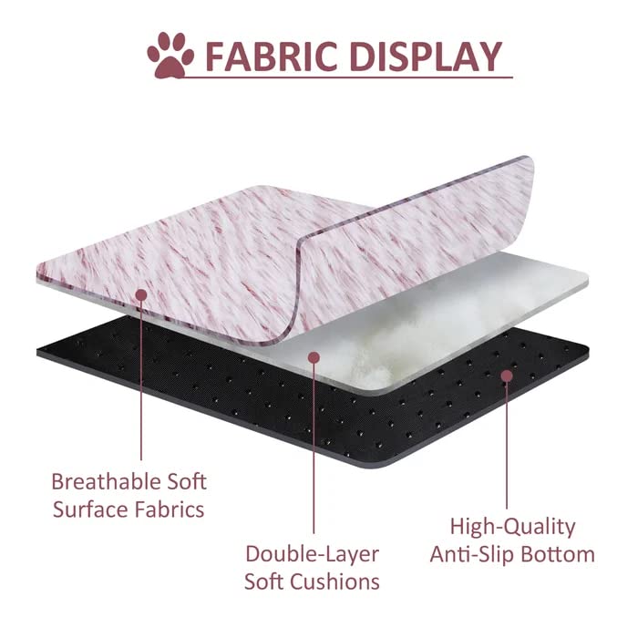 Cama-gato-cueva-capucha-rosa-lujo brinda privacidad y confort para dormir.