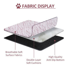 Cama-gato-cueva-capucha-rosa-lujo brinda privacidad y confort para dormir.