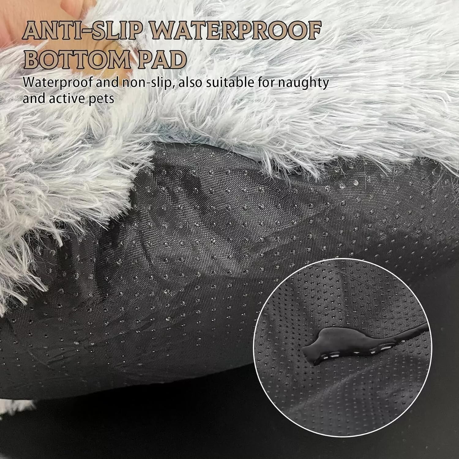 La cama mascota lavable a máquina facilita la limpieza tras juego.