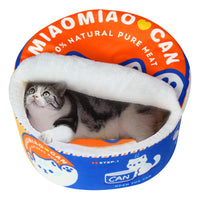 Cama 寵幸 ramen redonda para perros y gatos, suave y cálida para acurrucarse.