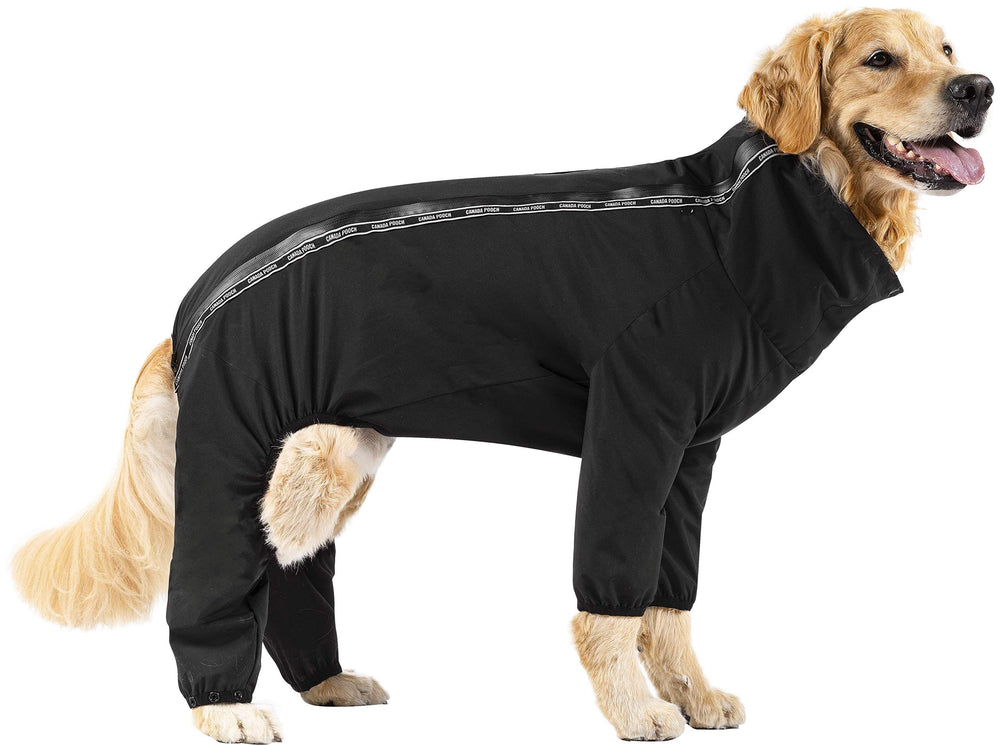 Canada Pooch Traje de lluvia: exterior resistente al agua para mantener seco durante la lluvia.