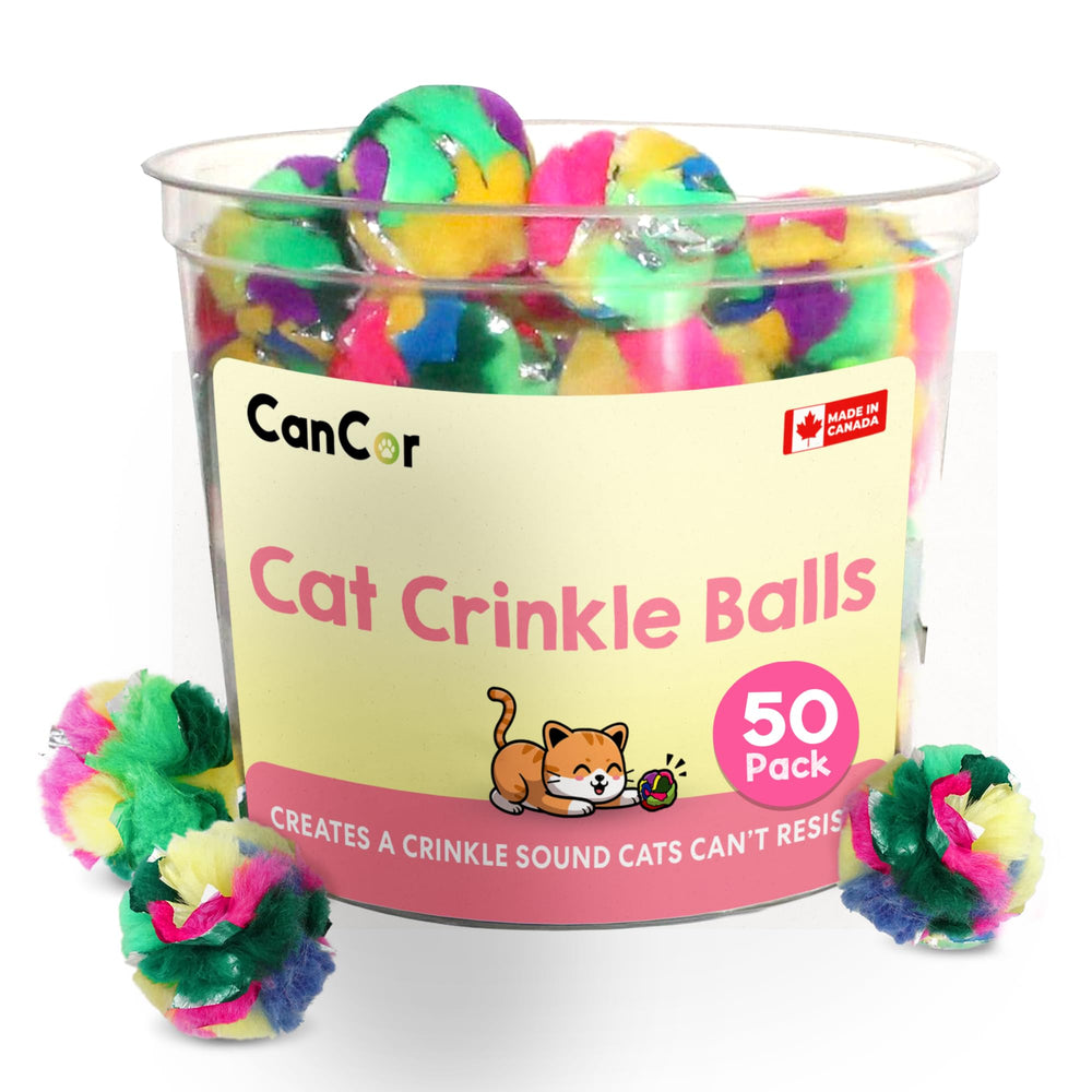 Cancor Innovations: pack de pelotas crujientes de 1,5 pulgadas para juego interactivo en casa.