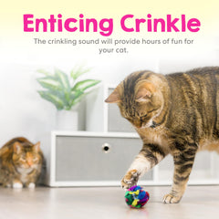 Cancor Innovations: detalle de brillo con lentejuelas para estimular la curiosidad felina.