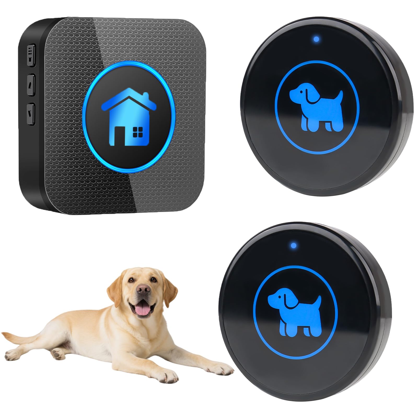 Cangecit campana de puerta para perros con tacto rápido para señales claras