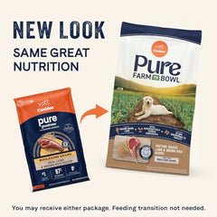 Canidae Pure cordero de pastura, tazón de comida para perros activos.