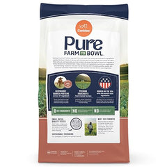 CANIDAE Pure Farm croquetas en tazón, textura atractiva para la comida diaria.