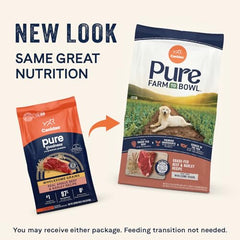 CANIDAE Pure Farm croquetas secas para perros adultos, crujientes y sabrosas.