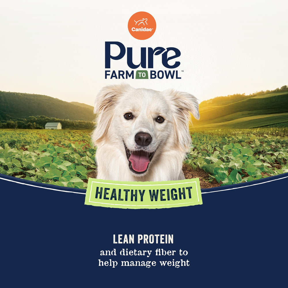 CANIDAE Pure Farm to Bowl croquetas de pollo, textura crujiente para masticar.