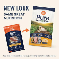 CANIDAE Pure Farm to Bowl con lentejas para una fuente de fibra y energía sostenida.