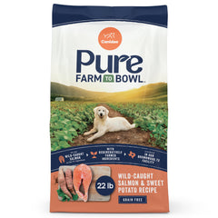Canidae Pure Farm to Bowl con salmón salvaje sin granos para pelaje brillante.