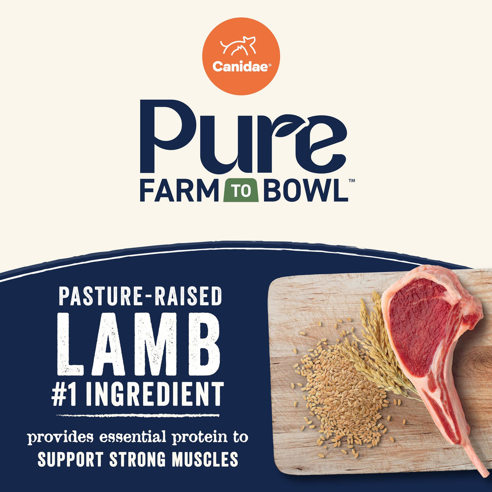Canidae Pure ingredientes densos y nutritivos para una dieta equilibrada.