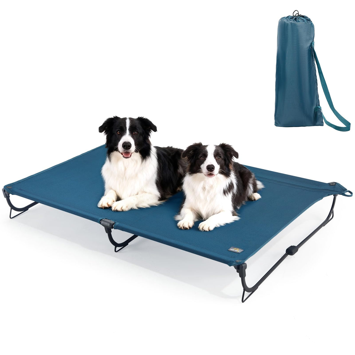CANINE CANYON cama elevada para perro grande en exterior, soporte cómodo y seguro