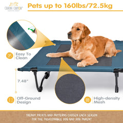 CANINE CANYON: cama grande con medidas 47x35 para perros de gran tamaño.
