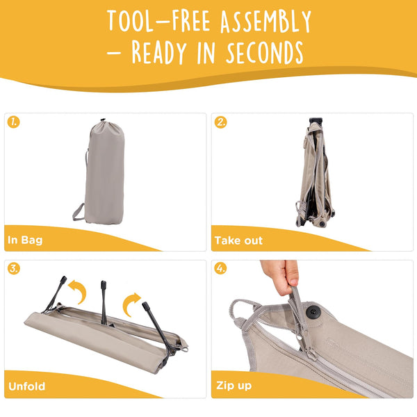 CANINE CANYON Daisy Cot impermeable y lavable para limpieza fácil